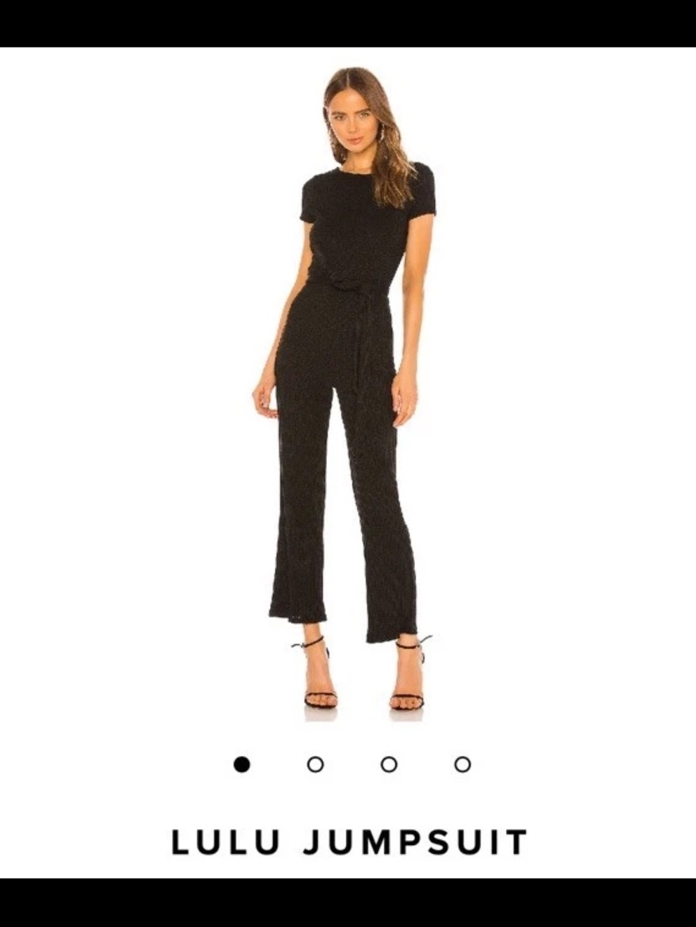 NWT Lovers + Friends Lulu Jumpsuit in Black - Women’s Medium
